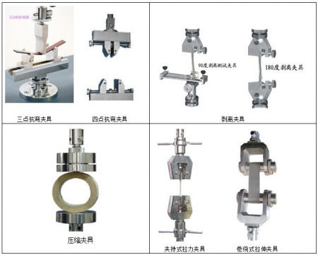 電子拉力試驗(yàn)機(jī)的測試夾具